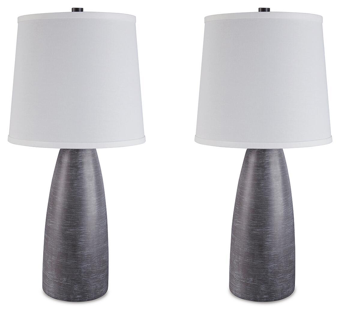 Shavontae - Poly Table Lamp (Set of 2) - Gray