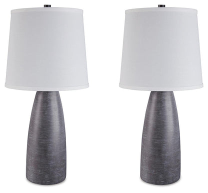 Shavontae - Poly Table Lamp (Set of 2) - Gray