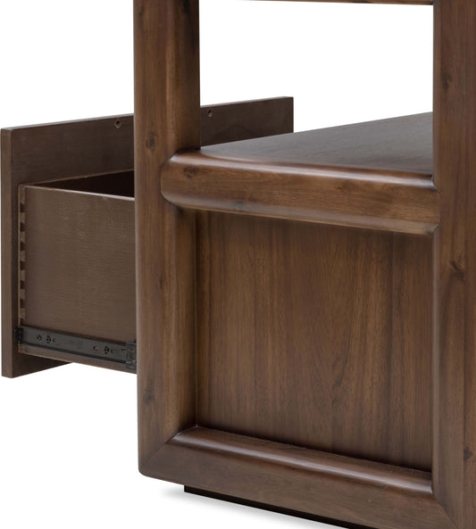 Sol - 74" Media Console - Brown Spice