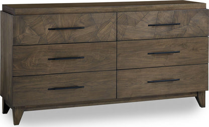 Broderick - Six-Drawer Dresser - Wild Oats Brown (2024)