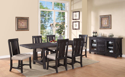Yosemite - Solid Wood Rectangular Extension Table - Cafe