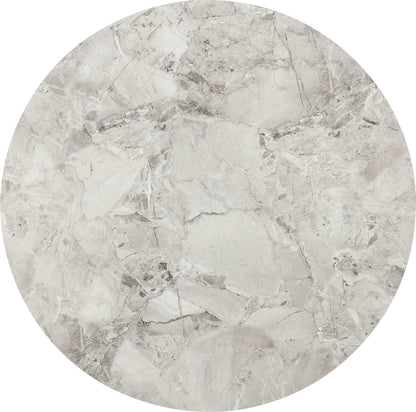 Winston - Stone Top Metal Base Round Dining Table