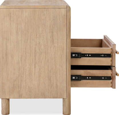 Dorsey - Two Drawer USB-Charging Nightstand