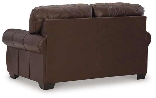 Colleton - Loveseat - Dark Brown