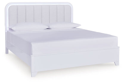 Jarlee - Upholstered Panel Bed