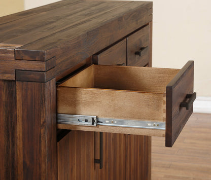 Meadow - Solid Wood Three Drawer Three Door Sideboard