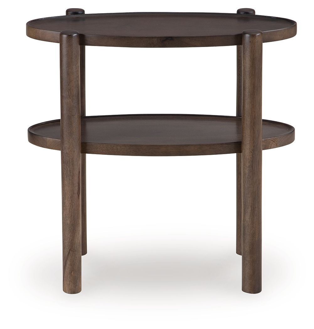 Wiattbury - Accent Table - Gray Brown