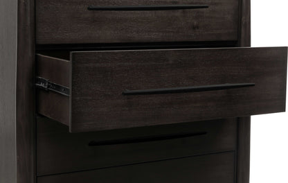 Koko - Five Drawer Acacia Wood Chest - Minx