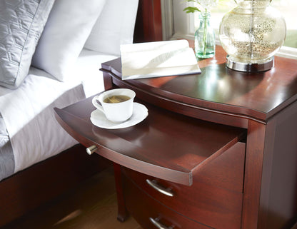 Brighton - Charging Station Nightstand - Cinnamon