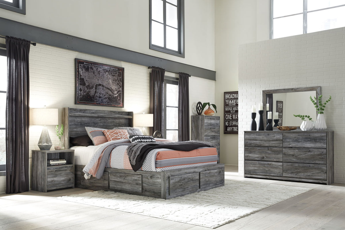 Baystorm - Panel Bedroom Set - Gray