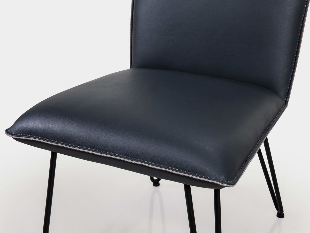 Crossroads - Demi Hairpin Leg Modern Dining Chair (Set of 2)
