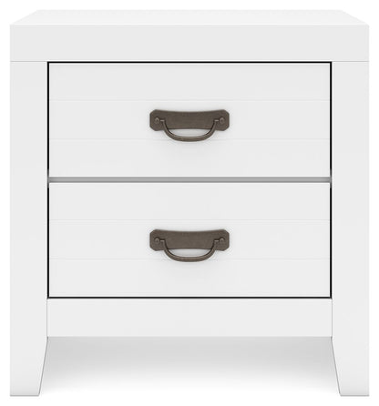 Binterglen - Two Drawer Night Stand - White
