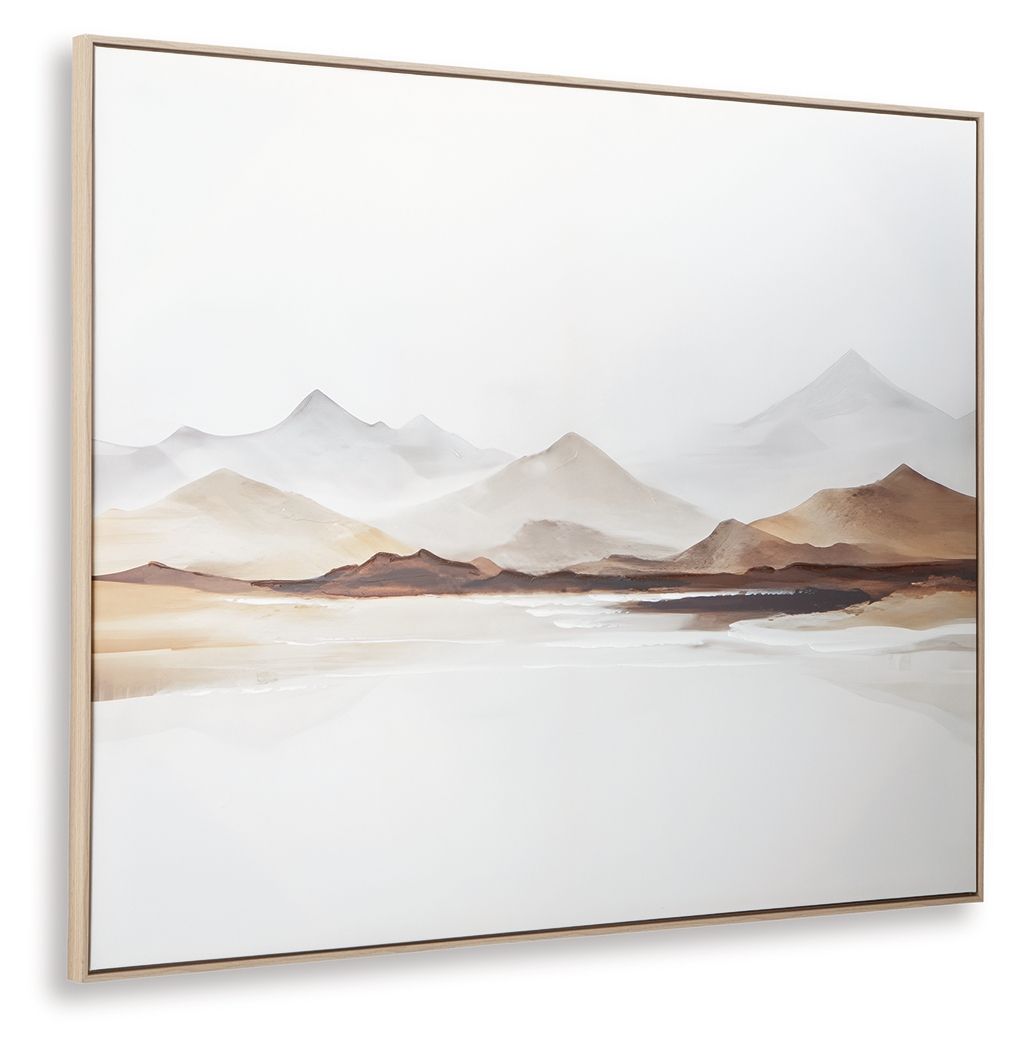 Karalen - Wall Art - White / Gray / Brown