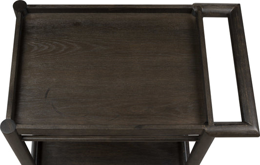 Rockport - Two Shelf Rolling Bar Cart - Yin