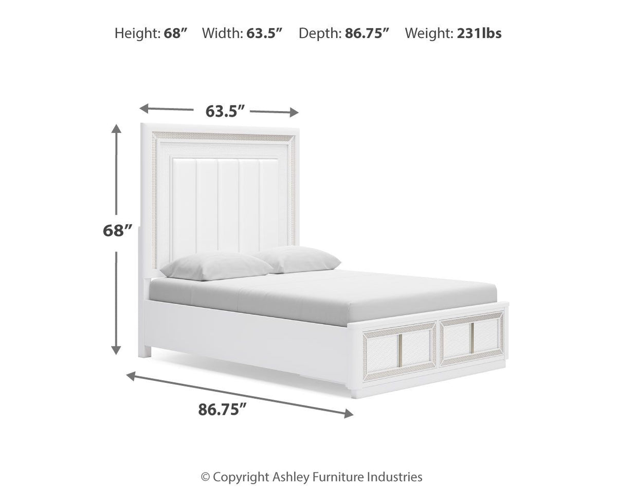 Chalanna - Upholstered Storage Bed