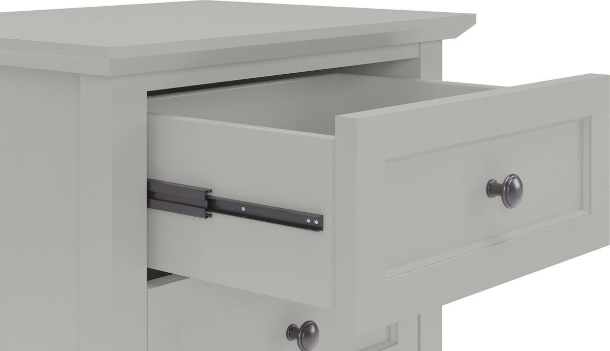 Grace - Three Drawer Nightstand