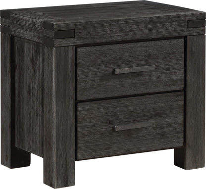Meadow - Solid Wood Two Drawer Nightstand