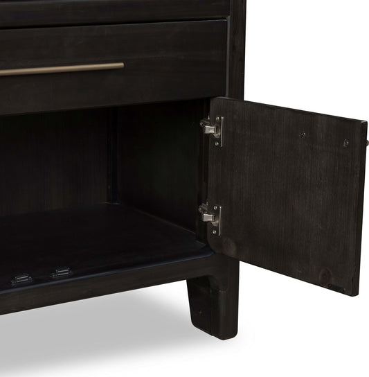 Zamba - Four Door One Drawer Acacia Bar Cabinet - Jaguar