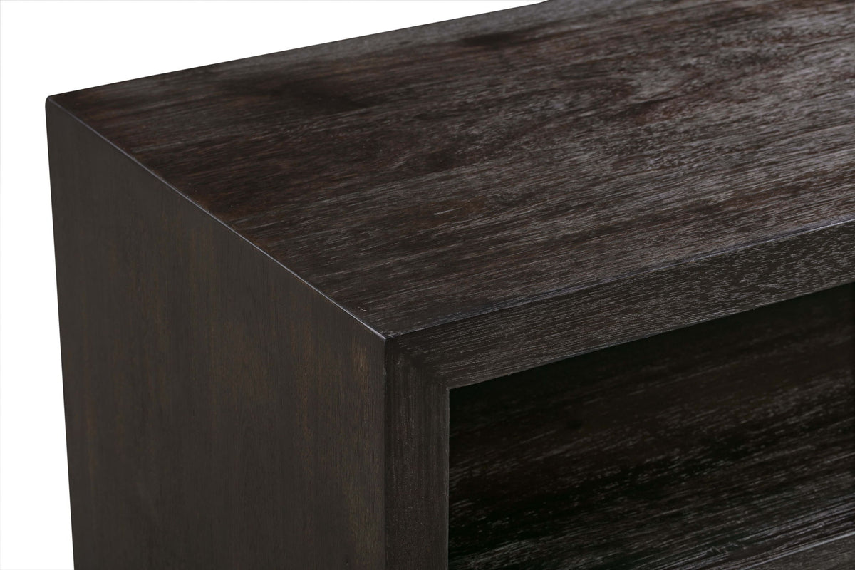 Oxford - 64" Two Drawer Two Shelf Media Console - Basalt Gray