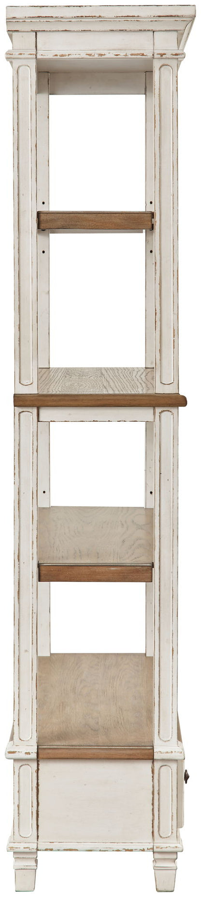 Realyn - Bookcase - Brown / White