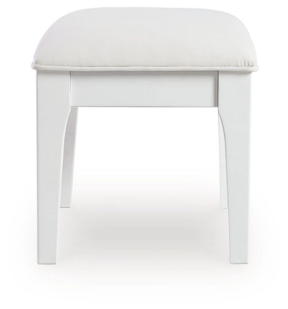 Chalanna - Vanity Stool - White