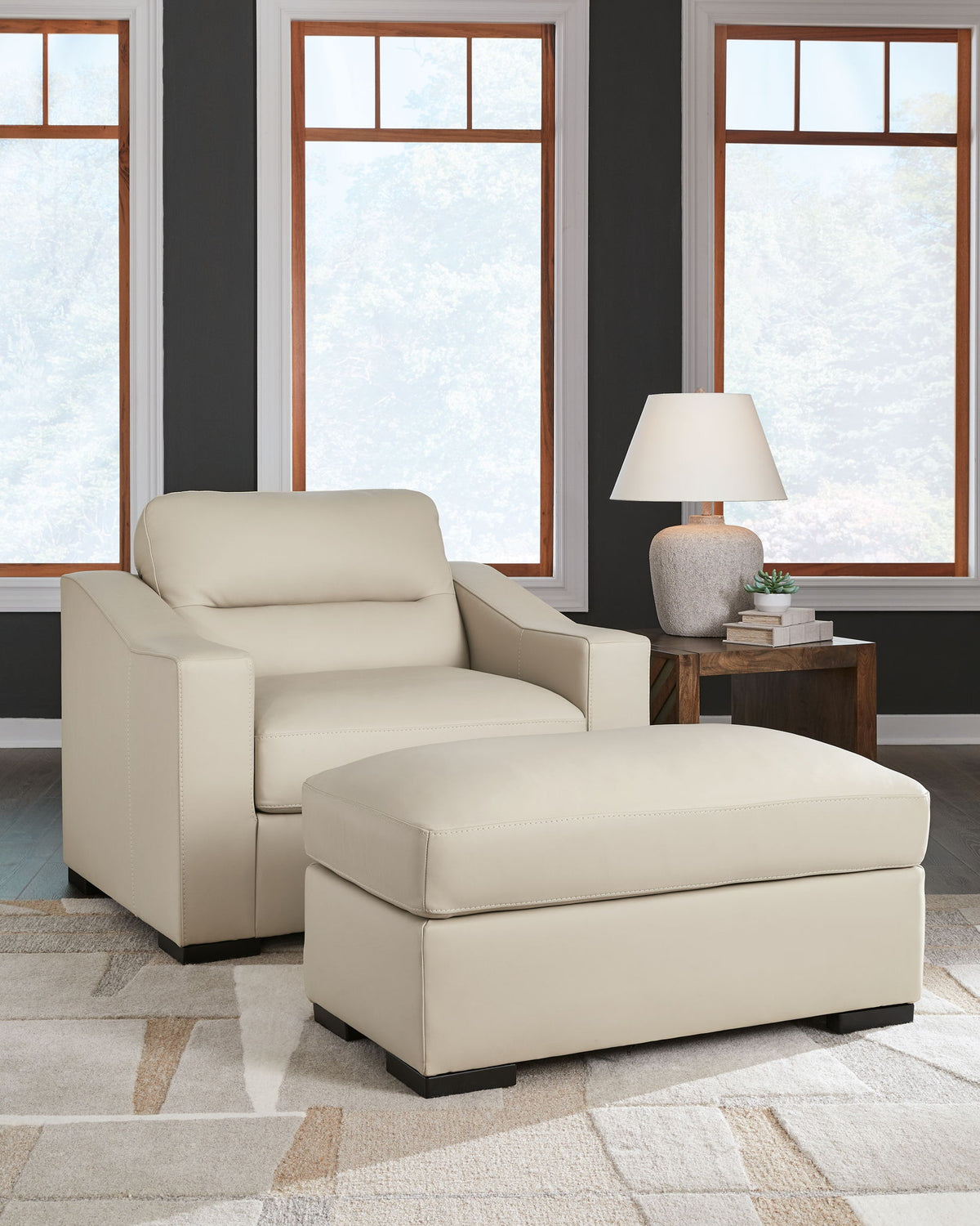 Treasure Trove - 2 Pc. - Chair And A Half, Ottoman - Almond
