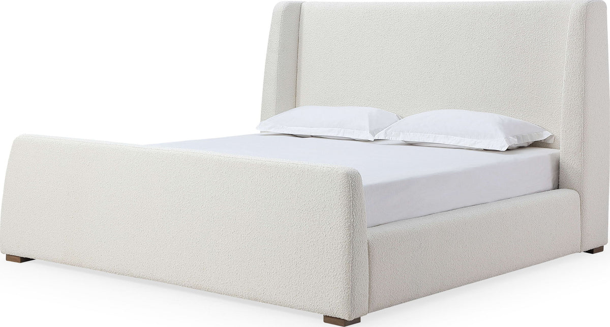 Formosa Presley - Upholstered Wingback Platform Bed