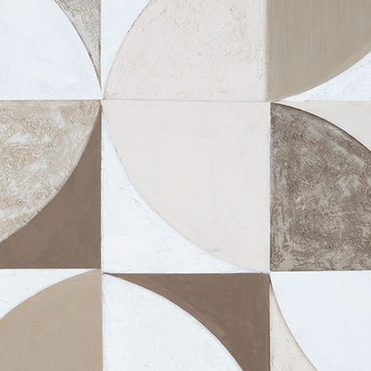 Harelman - Wall Art - Tan / Taupe / White