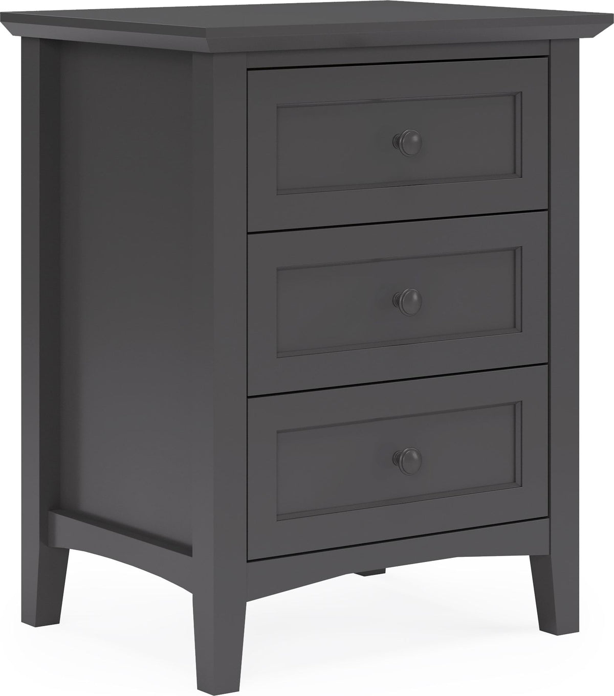 Grace - Three Drawer Nightstand