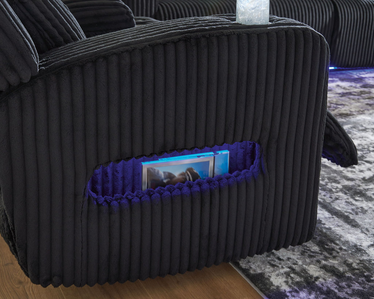 Forest Lake - Power Reclining Sofa With Adj Headrest