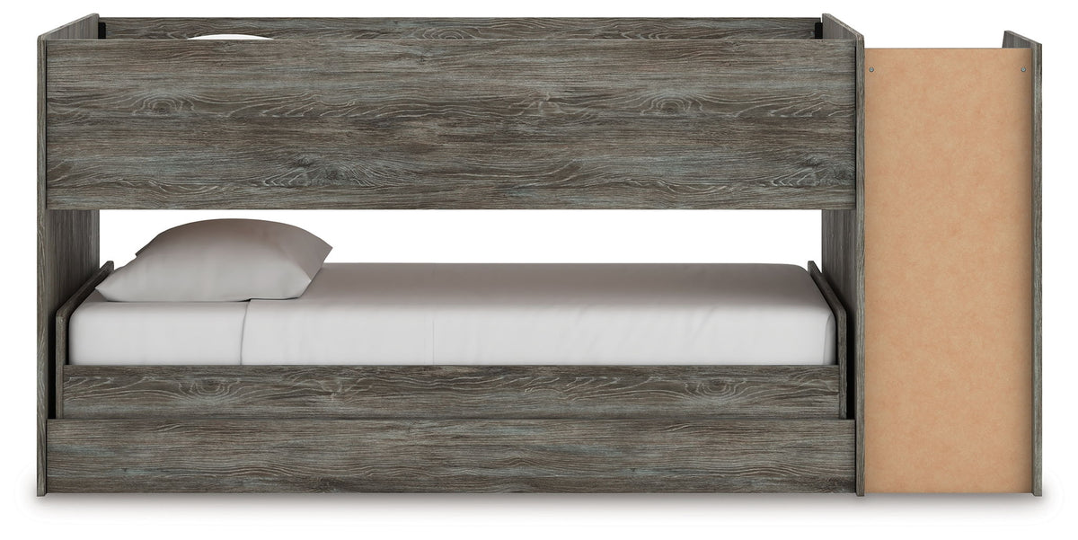 Frandern - Twin Over Twin Loft Bed - Gray