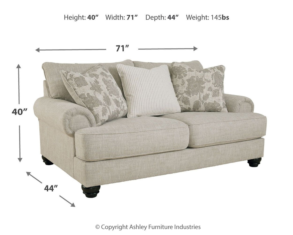 Asanti - Loveseat - Fog