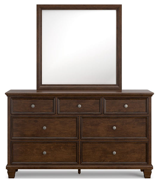 Danabrin - Dresser And Mirror - Brown