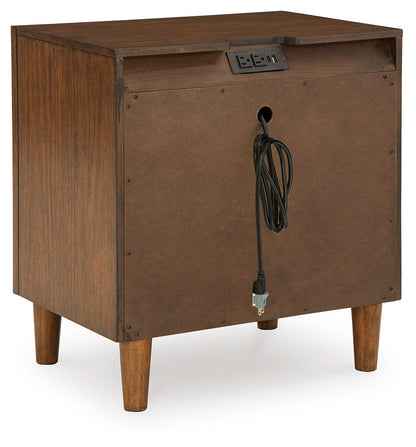 Lyncott - Two Drawer Night Stand - Brown
