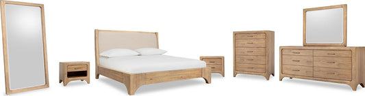 Brentwood - Floor Mirror - Brioche