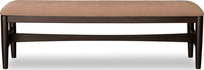 Koko - Upholstered Dining Bench - Minx / Beige