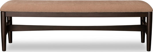 Koko - Upholstered Dining Bench - Minx / Beige
