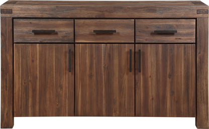 Meadow - Solid Wood Three Drawer Three Door Sideboard
