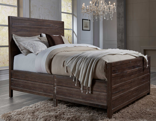 Townsend - Solid Wood Panel Bed