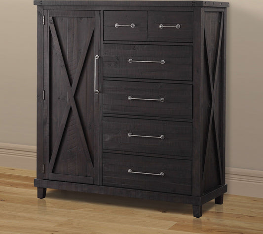 Yosemite - Solid Wood Gentleman's Chest - Cafe