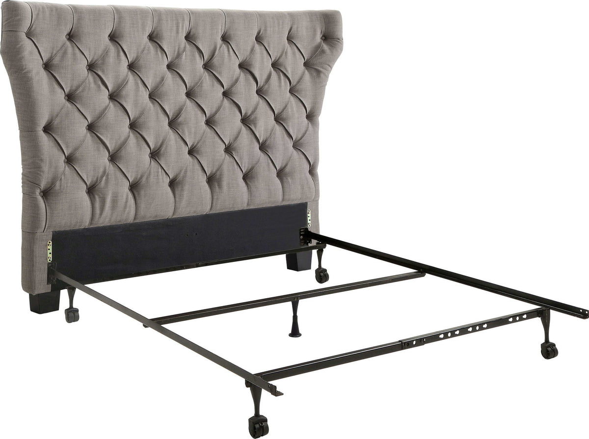 Geneva Melina - California King Tufted Upholstered Headboard - Dolphin Linen