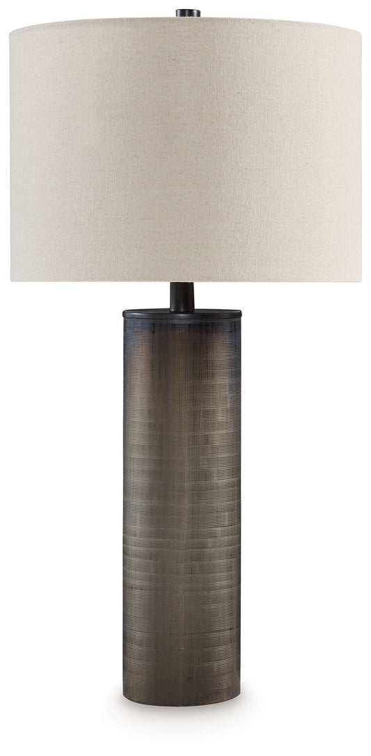 Dingerly - Glass Table Lamp - Brown