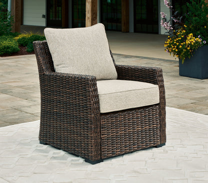 Brook Ranch - Lounge Chair With Cushion - Brown