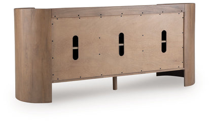 Fitzroy - Accent Cabinet - Brown / White