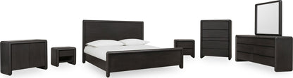 Xolani - Two Drawer Acacia Wood Nightstand - Jaguar