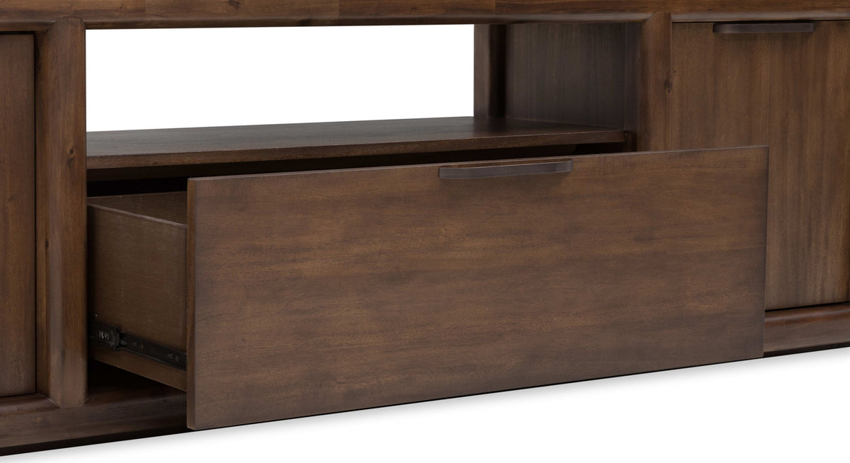 Sol - 88W Media Console - Brown Spice