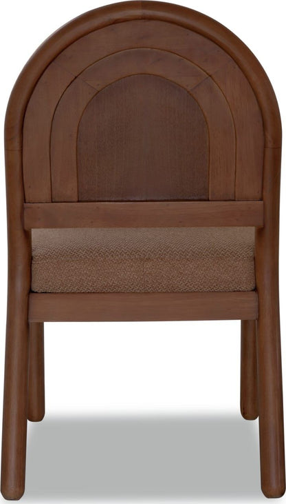 Astor - Arc Back Chair (Set of 2) - Wheat Bread / Claystone