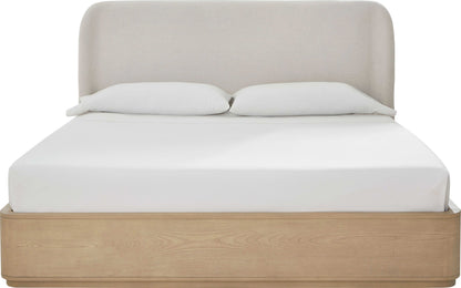 Penny - Linen Upholstered Platform Bed