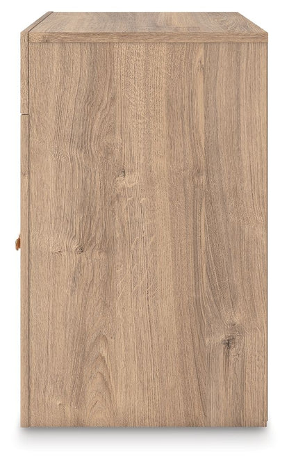 Kinlanni - One Drawer Night Stand - Tan