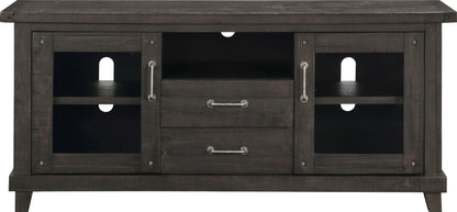Yosemite - Solid Wood Two Drawer Media Console - Cafe